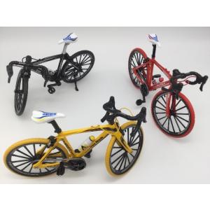 1台売り　1/10 金属製ロードバイク　自転車 ミニチュア　模型　サイクリング　チャリ　ちゃりんこ　...