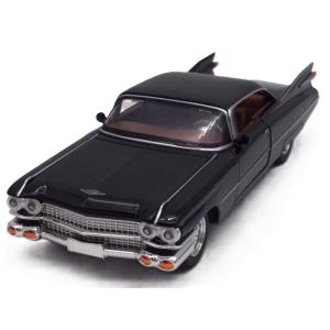 ミニカー ブラック 1/32 1959 キャデラック　クーペ　デビル　ヘッドライト＆テールライト点灯...