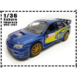 1/36 スバル インプレッサ WRC 2007 SUBARU IMPREZA ミニカー｜lovelybeetlegarage