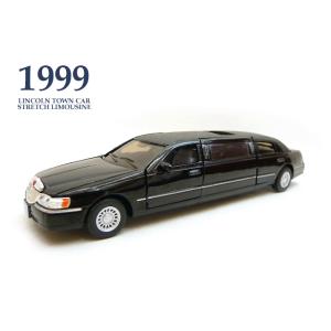 廃盤　1/38 1999 リンカーン タウンカー ストレッチ リムジン 黒 リモ LIMO ミニカー...