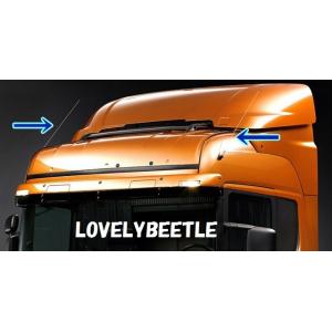 LS1/14 タミヤ RCトラック　CB無線アンテナ　バージョン２ ボディに直接取り付けるタイプ　折...