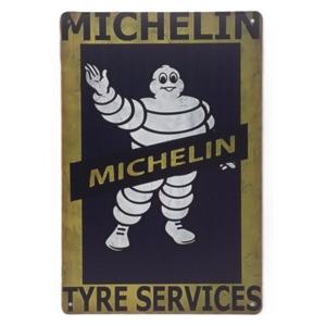 送料無料 ミシュラン オートバイ用 タイヤ 金属製 メタルサイン