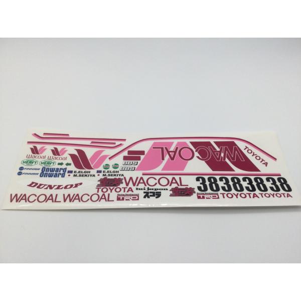 1/12 トヨタ　トムズ84C ビニールステッカーセット　バージョン2 ワコール