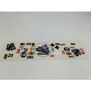 タミヤ 1/10RC Honda シティターボ 旧バージョン ビニールステッカー
