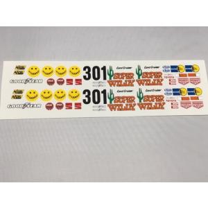 送料無料 1/10 アスチュート 2WD オフロードバギー ビニールステッカー