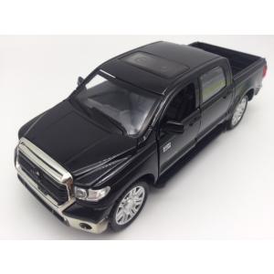 ミニカー　黒 1/32 トヨタ タンドラ クルーマックス XK50型 第2世代 ヘッドライト＆テール...