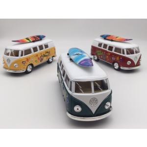 1/24 JadaTOYS VW ワーゲンバス 23ウィンドウ うぐいす色/白 ワーゲン