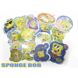 送料無料 スポンジボブ　ダイカット　シール　ステッカー　１４種セット　ＳＰＯＮＧＥ　ＢＯＢ｜lovelybeetlezakka