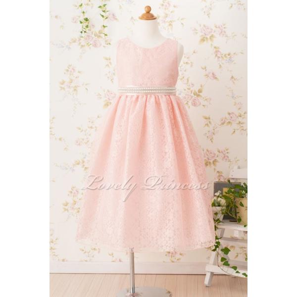 子どもドレス　マリオン　ブラッシュピンク　120 130 140 150 155