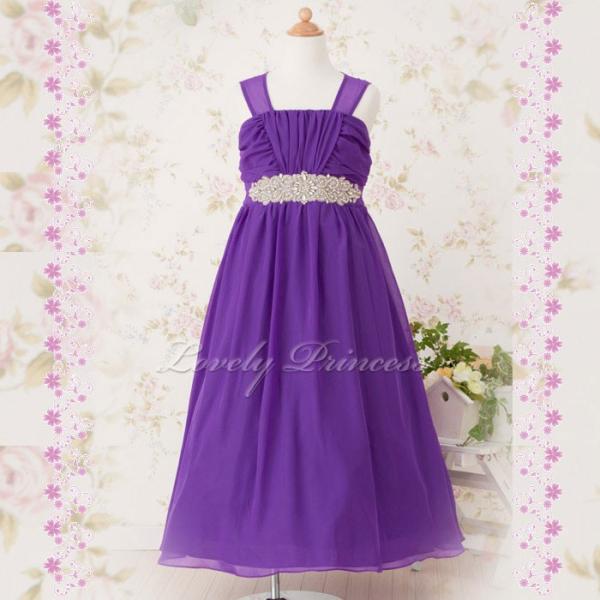 演奏会　結婚式　コンクールホルターネック子供ドレス ベアトリス パープル