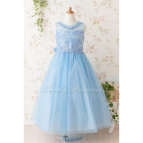 子供ドレス　アシュリー　ブルー