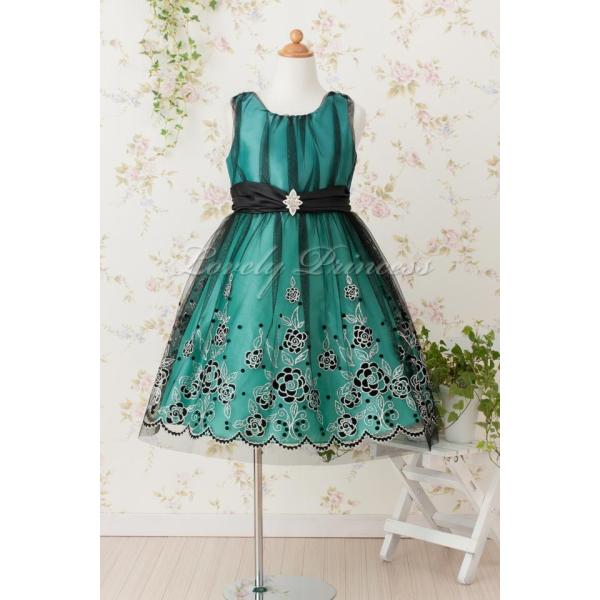 子供用ドレス カトリーナ　グリーン