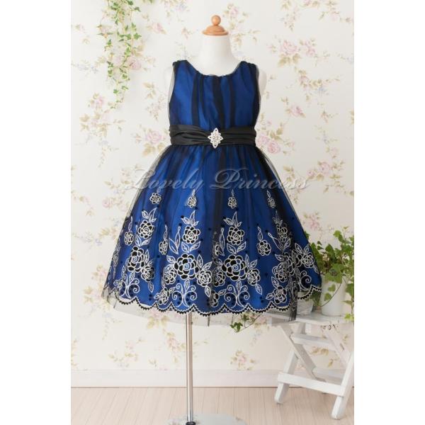子供用ドレス カトリーナ　ロイヤルブルー