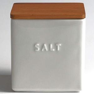 LOLO   保存容器   SALT   磁器   キャニスター   日本製   チーク   500ml