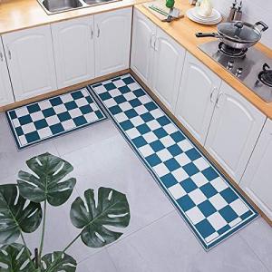 廊下マット キッチンマット 台所マット カーペット ラグマット 40*60cm  Tuokus  洗える 滑り止め付き 厚手防音 掃除易い 抗菌防臭 吸水 厚手 長方形