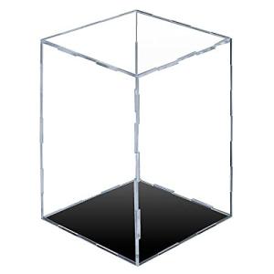 ottostyle.jp アクリルフィギュアケース 20cm×20cm×30cm  台座黒&背面クリア  コレクションケース ディスプレイケ