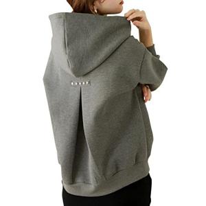 マリアマーファ  5色展開 パール付き プルオーバーフード付き スウェット パーカー レディース M〜XL  1A-M28  グ