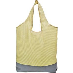 現代百貨 PASSO エコバッグ パターン  イエロー ストライプ 反射 サイズ:W450×D80×H580