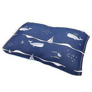 MORIPiLO 枕カバー のびのび 冷感＆タオル地 クジラ 35×50cm 43×63cm 対応