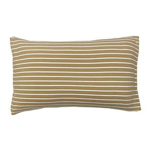MORIPiLO モリシタ 枕カバー のびのび タオル地 親子コーデ BORDER OTONA ブラウン 35×50cm 43×63cm 対応