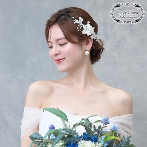 ヘッドドレス 花嫁 結婚式 ナチュラル シンプ...の詳細画像3