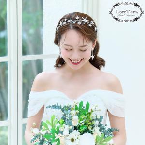カチューシャ ティアラ 結婚式 花嫁 ビジュー...の詳細画像2