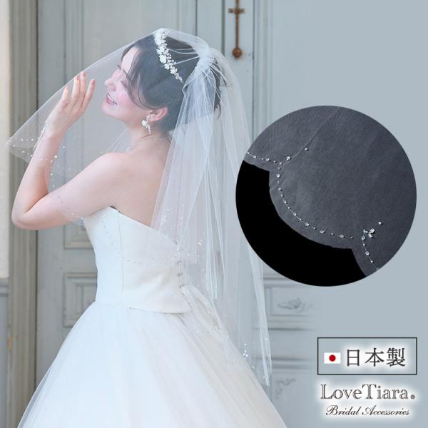 べール ウエディング 結婚式 ウェディング 無地  おしゃれ かわいい 人気 ロング ミディアム 6...