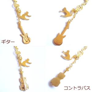 猫 ストラップ ねこ 吹奏楽部 軽音楽部 楽器...の詳細画像1