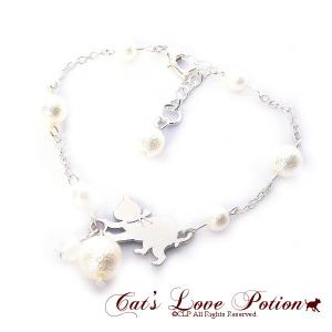 猫 パール キャット ブレスレット Cat's Love Potion｜lovexclp