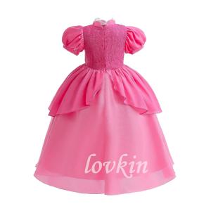 ピーチ姫 コスプレ 子供 ドレス 女の子 スー...の詳細画像5