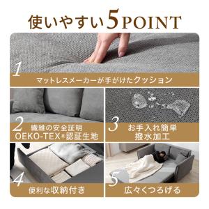 ソファ ソファーベッド ソファベッド ソファー...の詳細画像4