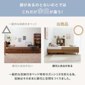 ベッド ベッドフレーム 単品 S シングルベッ...の詳細画像4