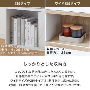 収納棚 おしゃれ カラーボックス 扉付き キャ...の詳細画像5