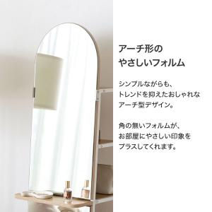 鏡 ミラー おしゃれ 幅40.5cm 姿見 全...の詳細画像5