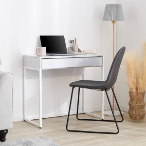 デスク 引き出し 幅80 大理石柄 コンパクト...の詳細画像1