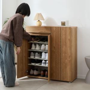 シューズラック 靴箱 シューズボックス キャビ...の詳細画像1