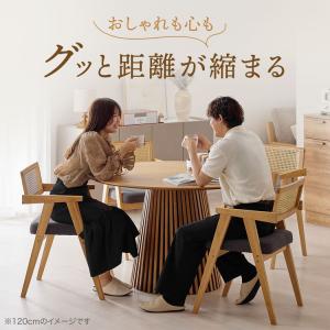 円形テーブル 100cm ダイニングテーブル ...の詳細画像2