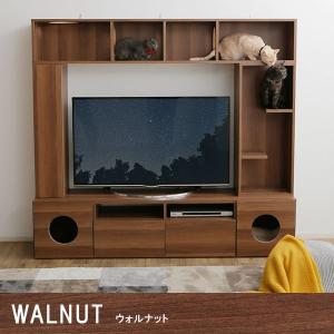 テレビ台 ハイタイプ 猫家具 AVラック 18...の詳細画像2