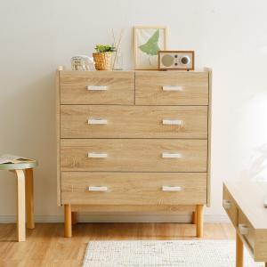 チェスト おしゃれ 収納 4段 タンス たんす 幅88cm 洋服 木製 リビング ラック コンパクト オシャレ リモート テレワーク 在宅勤務 ロウヤ LOWYA (hb)