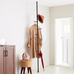 コートハンガー 突っ張り おしゃれ ポールハンガー