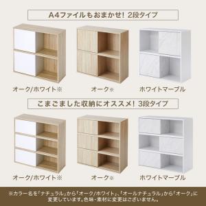 収納棚 収納 おしゃれ カラーボックス 扉付き...の詳細画像3
