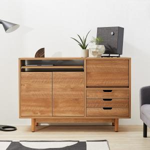 サイドボード リビングボード  120cm チェスト キャビネット リビング 収納 おしゃれ たんす サイドチェスト タンス 国産 日本製 リモート