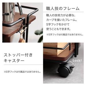 キッチン 収納 ワゴン キャスター付き サイド...の詳細画像3