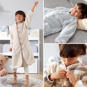 ルームウェア パジャマ キッズ 子供 着る毛布...の詳細画像1