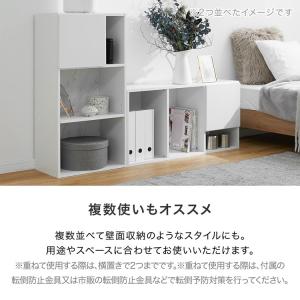 収納棚 おしゃれ カラーボックス 扉付き キャ...の詳細画像5