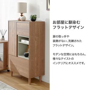 収納棚 幅約70cm ラック チェスト キャビ...の詳細画像4