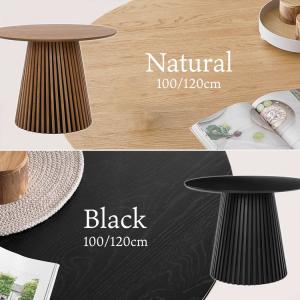 円形テーブル 120cm ダイニングテーブル ...の詳細画像3