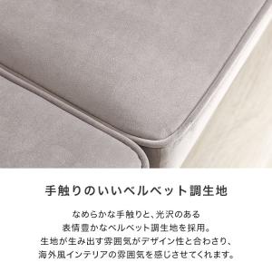 ソファ 2人掛け リビング おしゃれ ベルベッ...の詳細画像2