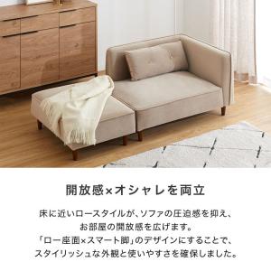 ソファ 2人掛け リビング おしゃれ ベルベッ...の詳細画像4