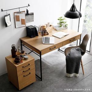 デスク パソコンデスク 机 幅120cm ライ...の詳細画像1